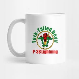 Fork-Tailed Devil P-38 Lightning Mug